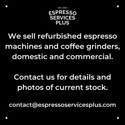 Used Espresso Machines and Coffee Grinders