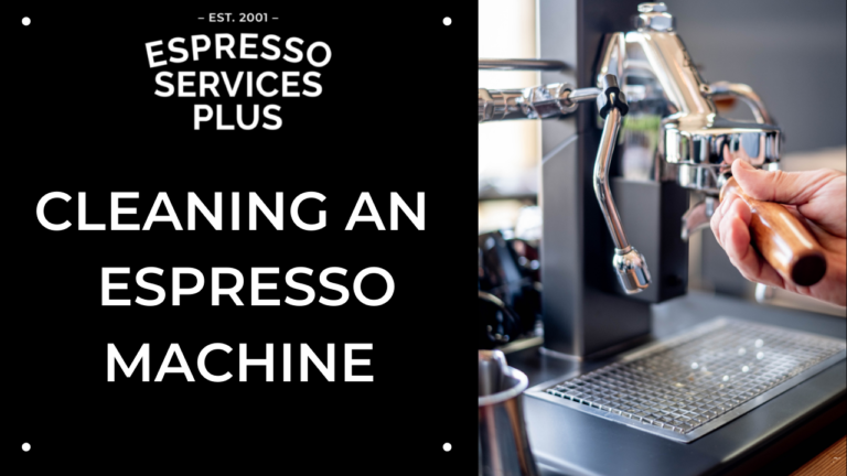 Cleaning an espresso machine by Espresso Services Plus