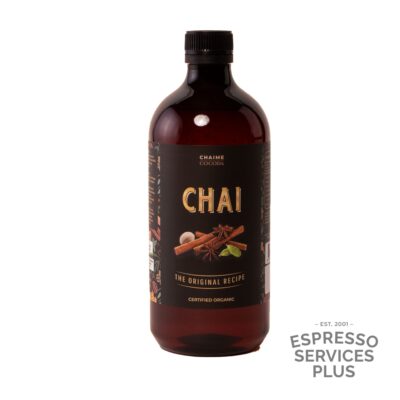 Chai Me bottle certified organic syrup tea