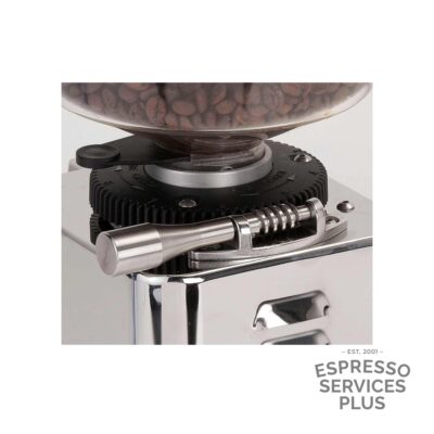 ECM S-Automatik 64 SS home coffee grinder close up