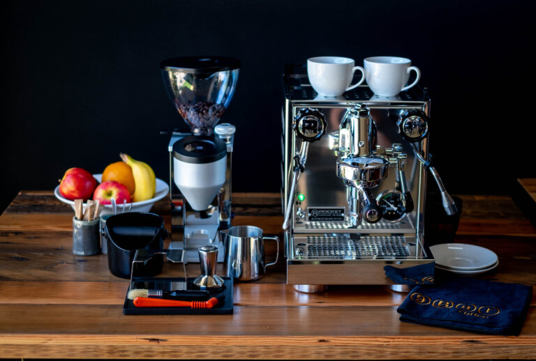 Espresso Coffee Machine and Coffee Grinder for Home