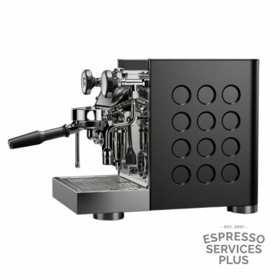 Rocket Appartamento TCA Black with Black side Espresso Coffee Machine Home